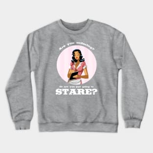 TEMPTING WAITRESS Crewneck Sweatshirt